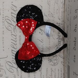 Free with purchase Disney Parks Classic Sequined Minnie Mouse Ears